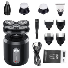 Load image into Gallery viewer, Portable 5 in 1 Men's Electric Shaver Body Trimmer USB Rechargeable Waterproof Mini Shaver Hair Trimmer Nose Hair Trimmer Razor
