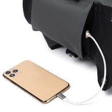 Load image into Gallery viewer, Men's Backpack Multifunctional Bags For Male Business Laptop Bag Waterproof Headphone Jack Bagpack PU Leather Casual Rucksack
