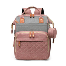 Load image into Gallery viewer, USB Mummy Bag Diaper Bag Baby Care Large Capacity Mom Backpack Mummy Maternity Wet Bag Waterproof Baby Pregnant Bag Nappy Bag
