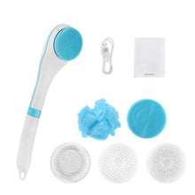 Load image into Gallery viewer, Electric Bath Shower Brush Handheld Massage Body Brush Back Clean Long Handle Spa Exfoliation Clean Scrub Bath Brushes
