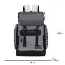 Load image into Gallery viewer, Business Backpack For Men Large Capacity Design Rucksack Multifunctional Nylon Waterproof Luxury Bag Unisex Hold 15.6inch Laptop
