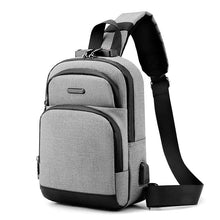 Load image into Gallery viewer, Business Crossbody Bags For Men Multi-function Waterproof Bag Male Large Capacity Laptop Chest Bags Portable Travel Unisex Bag
