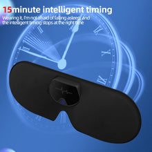 Load image into Gallery viewer, 3D Hot Compress Eye Mask Head Massager Sleep Monitor Sleep Eye Mask Insomnia Treatment Releases Eye Pressure and Soothes Fatigue
