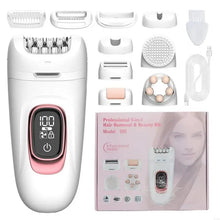Load image into Gallery viewer, Rechargeable Body Hair Shaver Electric Hair Removal Device Leg Face Cleansing Massager Shaving Tool For Smooth Shaving

