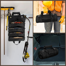 Load image into Gallery viewer, Multi-Purpose Tool Bag Roll Up Tool Bag Oxford Cloth Heavy Duty Tool Pouch Roll UP Portable Small Tools Organizer Bag
