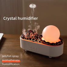 Load image into Gallery viewer, Lava Volcano Humidifier USB Aroma Diffuser with Flame Lamp Mini Desktop Electric Ultrasonic Aromatherapy Essential Oil Diffuser

