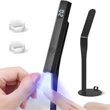 Load image into Gallery viewer, Handheld Nail Dryer Gel Lamp Small Nail Polish Fast Dry Mini Portable Adhesive Glue USB Led Lamp Manicure Tool UV Detector
