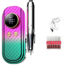 Load image into Gallery viewer, Electric Nail Drill Machine Set Low Noise Nail Drill 35000rpm Nail Polishing Machine with Nail Drill Bits
