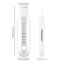 Load image into Gallery viewer, Ultrasonic Skin Scrubber Remove Face Spatula Electric Pore Deep Clean Acne Blackhead Remover Peeling Shovel Device Beauty Machine
