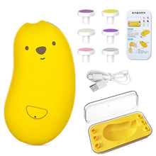 Load image into Gallery viewer, Electric Nail Polisher Rechargeable Baby Electric Nail Trimmer with Led Light 6 Grinding Heads 2-speed Adjustable for Newborn
