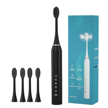 Load image into Gallery viewer, Electric Toothbrush Sonic Toothbrush Rechargeable IPX7 Waterproof 5 Mode Travel Toothbrush with 5 Brush Head best Gift
