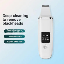 Load image into Gallery viewer, Ultrasonic Skin Scrubber Deep Face Cleaning Machine Peeling Shovel Facial Pore Cleaner Face Skin Scrubber Lift Machine
