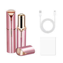Load image into Gallery viewer, Electric Facial Hair Removal Epilator Eyebrow Lipstick Shape Painless Facial Sensitive Areas Bikini Depilator Shaver Trimmer

