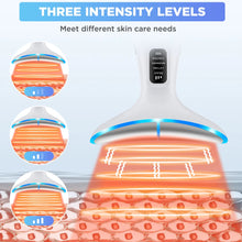 Load image into Gallery viewer, LED Neck Beauty Device EMS Facial Lifting Firming Massage Beauty Machine Skin Care Vibration Facial Massager Double Chin Remover
