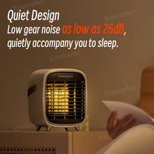 Load image into Gallery viewer, Home Electric Space Heater 800W Portable Silent Warmer Fan PTC Ceramic Heating With Safety Power-Off for Office Desk
