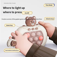 Load image into Gallery viewer, Quick Push Game Pop Up Fidget Bubble Electronic Pop Game Light Anti-Stress Toys For Adult Child Gift With Box

