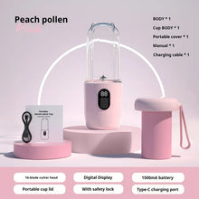 Load image into Gallery viewer, Portable Juicer Household 16 Blade Small Juicer Electric Student Charging Multifunctional Fruit Wireless Juicing Cup

