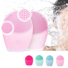 Load image into Gallery viewer, Electric cleanser Facial Cleansing Brush Face Skin Care Tools Waterproof Electric Sonic Cleanser Facial Beauty Massager
