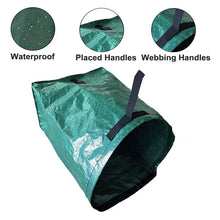 Load image into Gallery viewer, Courtyard Weeds Collection Container Garden Leaves Flowers Waste Storage Bag Large Capacity Handles Fallen Leaves Garbage Bags
