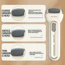 Load image into Gallery viewer, Electric Foot Grinding Skin Hard Rupture Skin Trimmer Dead Skin Foot Pedicure Rechargeable Foot Care Remover Tool
