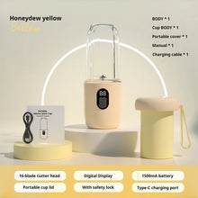 Load image into Gallery viewer, Portable Juicer Household 16 Blade Small Juicer Electric Student Charging Multifunctional Fruit Wireless Juicing Cup
