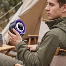 Load image into Gallery viewer, Turbo Desk Fan With Digital Display 100 Speed Rechargeable Air Circulation Fan LED Light Wall Mountable Home Camping Cooling Fan

