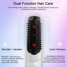 Load image into Gallery viewer, Electric Hair Straightener Comb Cordless Magnetic Head Massage Brush Relieve Fatigue Long Hair Comb Straight Hair Beauty Care
