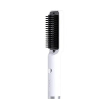Load image into Gallery viewer, Hair Straightening Comb Portable Wireless Hair Straightener Brush for Women Fast Heating Anti-frizz Styling Comb
