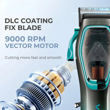 Load image into Gallery viewer, Hair Trimmer Professional Hair Clipper Rechargeable Haircut Machine 9000 RPM Hair Clipper Cordless Trimmer for Men
