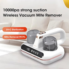 Load image into Gallery viewer, 10000Pa UV New Mattress Vacuum Mite Remover Cordless Handheld Cleaner Powerful Suction for Cleaning Bed Pillows Clothes Sofa
