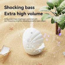 Load image into Gallery viewer, Portable Bluetooth Speaker Shell Design with Colorful Atmosphere Light Heavy Bass Bedroom Music Player Auto Power Off Humidifier
