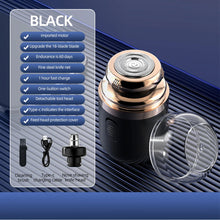Load image into Gallery viewer, Electric Mini Travel Shaver for Men-Pocket Size Washable Electronic Razor-Mens Rechargeable Portable Cordless Shaving Face Beard
