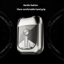 Load image into Gallery viewer, Electric Shaver Rechargeable Aluminum Alloy Magnetic Double Head Shaver IPX7 Waterproof Portable Men Beard Trimmer
