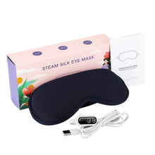 Load image into Gallery viewer, Electric 3D Eye Mask Hot Compress Massage Smart Timing Eye Massager Sleep Aids Shading Blindfold Relieve Fatigue

