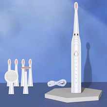 Load image into Gallery viewer, Smart Ultrasonic Electric Toothbrush for Adults Multifunction 6 Mode Sonic Teeth Tooth Brushes with Replacement Heads Household
