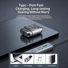 Load image into Gallery viewer, Electric Foil Shavers for Men Mini Electric Razor for Beard/Face with 3 Floating Blades LED Display Cordless Face Shaver
