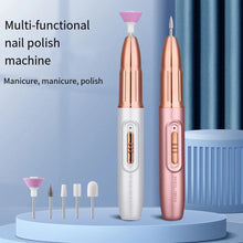 Load image into Gallery viewer, Electric Nail Drill Machine Portable For Manicure Milling Cutter Set For Gel Polishing Nail Drill Pen Salon Nail Tool
