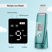 Load image into Gallery viewer, Ultrasonic Skin Scrubber EMS Facial Pore Deep Cleansing Spatula Blackhead Dead Skin Remover Acne Extractor Face Lifting Massager
