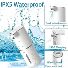 Load image into Gallery viewer, Automatic Soap Dispenser Touchless Usb Rechargeable Electric Adjustable Foam Practical Smart Sensor Soap Dispenser
