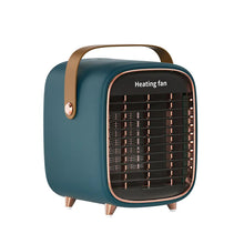 Load image into Gallery viewer, Home Electric Space Heater 800W Portable Silent Warmer Fan PTC Ceramic Heating With Safety Power-Off for Office Desk
