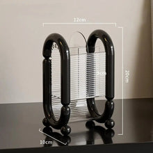 Load image into Gallery viewer, Light Luxury Minimalist Makeup Brush Storage Cylinder Dresser Desktop Eyebrow Pencil Brush Storage Rack
