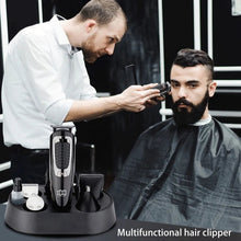 Load image into Gallery viewer, Professional Hair Trimmer Waterproof 5 in 1 Hair Clipper Electric Hair Cutting Machine Beard Trimer Body Men Haircut
