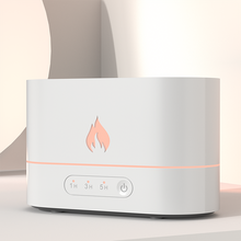 Load image into Gallery viewer, 180ML Air Humidifier Essential Oil Diffuser Aromatherapy Ultrasonic Mist Maker Simulation Flame Lamp USB for Living Room Yoga
