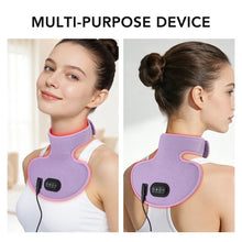 Load image into Gallery viewer, Red Light Therapy Face Mask Neck Chest Skin Care Light 660NM+850NM Infrared Therapy Light 72 Red LED Bulbs USB-powered
