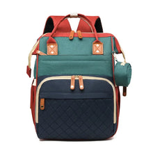 Load image into Gallery viewer, USB Mummy Bag Diaper Bag Baby Care Large Capacity Mom Backpack Mummy Maternity Wet Bag Waterproof Baby Pregnant Bag Nappy Bag
