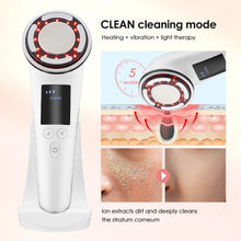 Load image into Gallery viewer, EMS Facial Massager Hot Cold Face Lifting Machine LED Photon Therapy Clean Beauty Device Wrinkle Removal Anti Aging Skin Care
