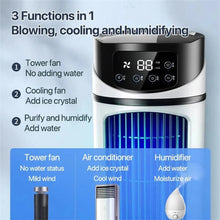 Load image into Gallery viewer, Portable Air Conditioner USB Mini Air Conditioner Air Cooler Fan Water Cooling Fan Air Conditioning air cooler For Home Office
