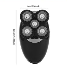 Load image into Gallery viewer, USB Men's Shaver 5 blade Floating Shaving Bald trimmer 4 in 1 Rechargeable Electric Shaver Hair Cutter Barber Machine
