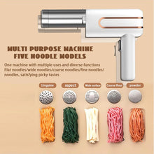 Load image into Gallery viewer, 5 Molds Wireless Ramen Pasta Making Machines Electric Portable Noodle Maker Handheld USB Automatic 4000mAh For Home Kitchen
