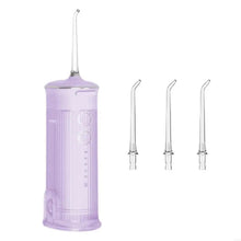 Load image into Gallery viewer, USB Rechargeable Water Flosser Portable Dental Water Jet 200ML IPX7 Waterproof Teeth Cleaner with 3 Jet Tip DIY Modes

